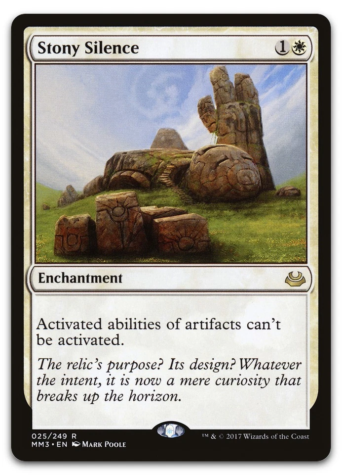 Stony Silence #25 (LP) Modern Masters 2017 MM3 Magic MTG - Image 1 of 1