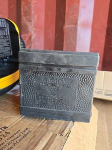 Tanque de desarrollo de goma dura Kodak 8x10 - sin tapa - cuarto oscuro de fotografía vintage - Imagen 1 de 6