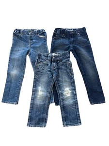 Kids Skinny Jeans Bundle - Children’s Place, Denizen Nautica Distressed SZ 4T - Picture 1 of 5