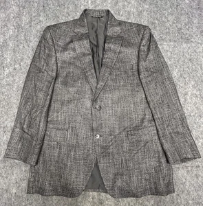 Jack Victor Exclusive Coll. Mens Gray Blazer Sportcoat 42 Regular Double Vent - Picture 1 of 8