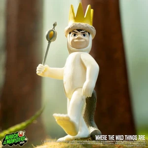 Where The Wild Things Are Max Super7 Reaction Figure stile retrò vintage NUOVO - Foto 1 di 10