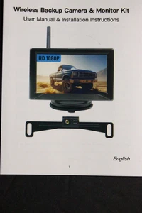 Drahtlose Rückfahrkamera Digital Signal Rückansicht Monitor Kit 4,3" HD - Bild 1 von 14