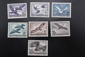 AUSTRIA MINT SET STAMPS MNH NH OG EXCEPT 20S IS NG SC# C54-C60 TS70 - Picture 1 of 3