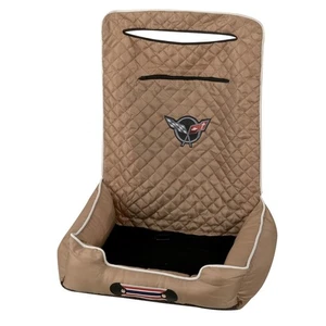 Seat Armour Pet Bed with C5 Logo TAN For 1997-2004 Corvette - Imagen 1 de 7