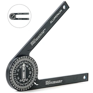 360° Aluminum alloy Miter Saw Protractor Woodworking DIY Angle Measuring Ruler - Picture 1 of 15