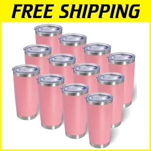 Großpackung Edelstahl Reisebecher - Pulverbeschichtet Becher Tasse - Bild 1 von 9
