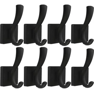 Black Wall Hooks Coat Hook, Towel Hooks Robe Hook for Bathroom, Entryway Mudr... - Picture 1 of 8