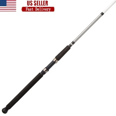 12ft Spinning Fishing Rod Tubular Glass Strong Performance New - Image 1 of 4