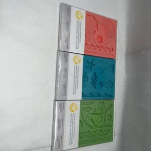 Wilton Fondant/Gum Paste Molds Set of 3 (Floral & Sea) Brand New - Picture 1 of 8