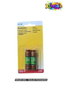 Fusible de protección de motor de alta resistencia Cooper Bussmann 10 amperios FRN-R-10 BR/FRN-R-10 - Imagen 1 de 2