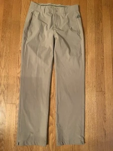 EUC Adidas Youth Boys’ Performance Adi Advantage Golf Pants SZ Medium Khaki - Picture 1 of 5