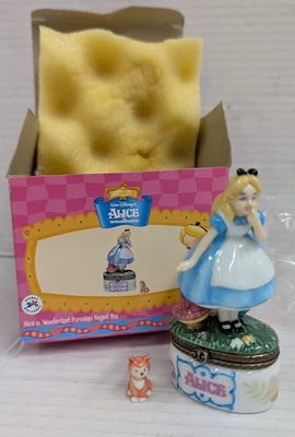 Disney PHB Alicia en el País de las Maravillas con Caja de Baratijas para Gatos Medio Oeste de Cannon Falls ~Nuevo Foto 1 de 4