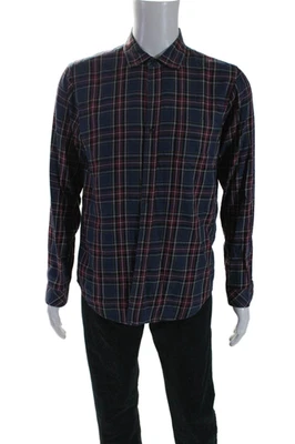 Rails Mens Cotton Long Sleeve Plaid Button Down Shirt Blue Red Size M - Image 1 of 4