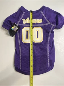 NFL Official Minnesota Vikings Dog Pet Jersey Medium NWT Size XXL - Picture 1 of 7
