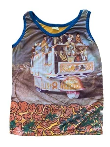 Vintage Art Tank Top Shirt All-Over-Print William Church Steam Coach rare 1571 - Bild 1 von 5