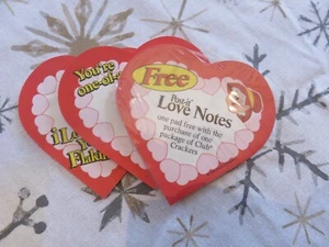 Heart Shaped Post-It Love Notes. Promotional from Keebler - Picture 1 of 5