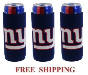 NY GIANTS NFL Football MICHELOB ULTRA 3 SLIM CAN COOLER COOZIE KOOZIE NEW - Picture 1 of 1