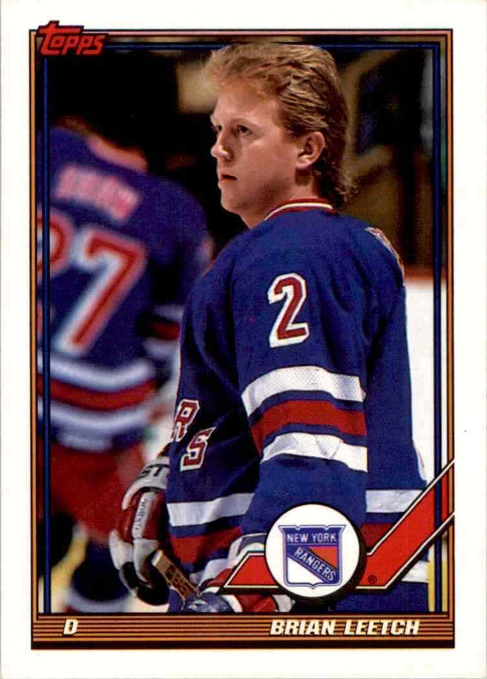 1991-92 Topps Brian Leetch #108 - Image 1 of 2