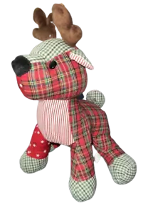Ganz 10" Country Christmas Holiday Reindeer plush - Picture 1 of 5