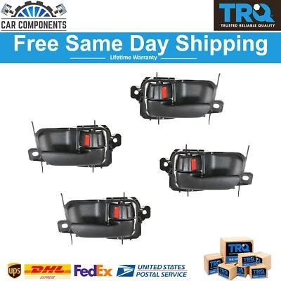 TRQ New Front & Rear Door Handle Inside Interior Set For 1995-1999 Toyota Avalon - Image 1 of 4