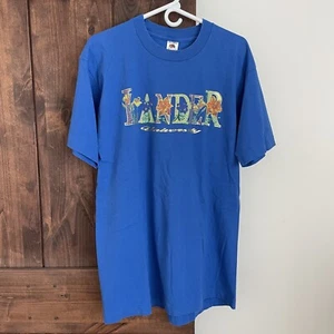 Fruit Of The Loom Vintage 90s Tshirt Lander University Size XL USA Single Stitch - Bild 1 von 7