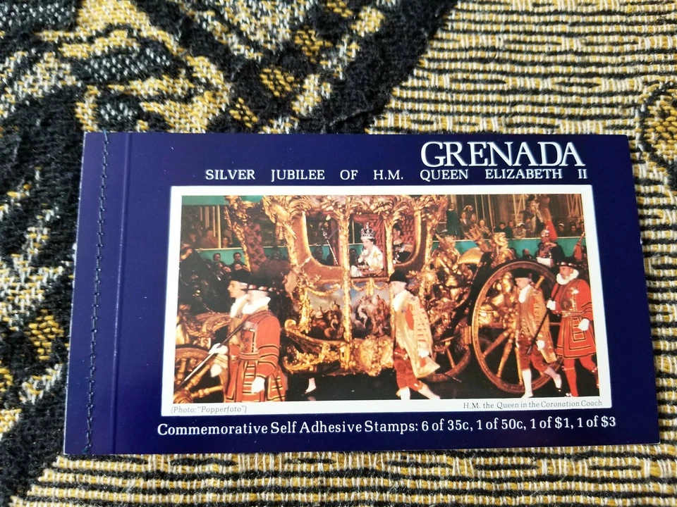 Буклет марок Гренады - серебряный юбилей королевы Елизаветы II 1977 - T284 - Изображение 1 из 3