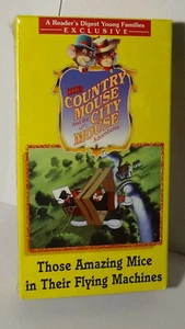Country Mouse City Mouse Amazing Mice VHS Movie New Sealed Classic Animated Kids - Picture 1 of 2