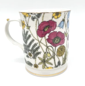 Taza de té de café dorado dorado dorado floral de porcelana fina Grace Teaware - Imagen 1 de 8