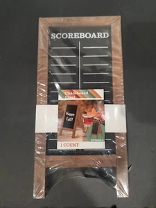 Chalkboard Easel Scoreboard Wood Tabletop 13.5 x 6.5 Reversibe - Picture 1 of 1