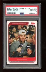 2020 Topps X Derek Jeter #22 Derek Jeter (PSA 10)