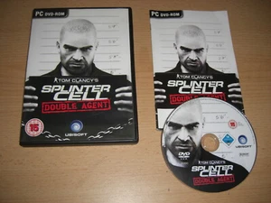 Tom Clancy's Splinter Cell DOUBLE AGENT PC DVD Rom Originalveröffentlichung - SCHNELLER VERSAND - Bild 1 von 1