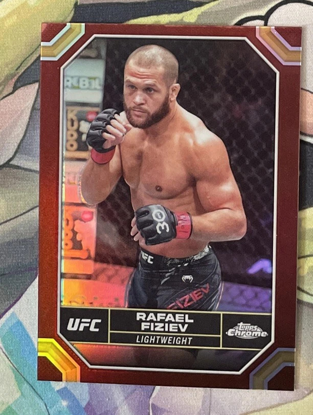 2024 Topps Chrome UFC Magenta Refractor #159 Rafael Fiziev