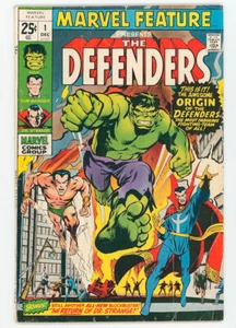 Marvel Feature 1 Defenders tryout book, Adams cover so they never looked better! - Picture 1 of 2