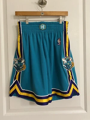 Mitchell & Ness Authentic New Orleans Hornets 2005-06 Shorts Size Small Teal - Image 1 of 4