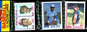 1982 Topps Baseball Lot Of 8 Rack Packs BELL CARLTON CEY MURRAY PALMER SCHMIDT - Picture 1 of 8