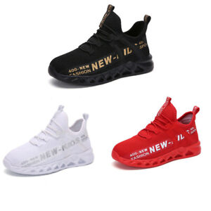 Kids Trainers Boys Girls Lightweight Running Shoes School Casual Sports Sneakers