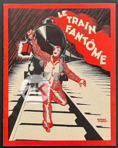 THE GHOST TRAIN Train Fantôme Pressbook Crime BOLVARY Film muet P. PIGEOT 1927 - Picture 1 of 3