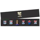 Newcastle Knights Nrl Evolution Series Collection Set Team Metal Logo Pin Badge