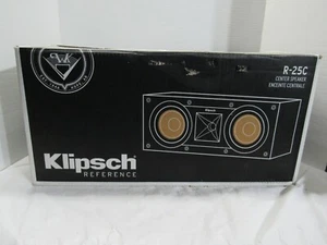 Altavoz de canal central ébano Klipsch R-25C - Imagen 1 de 9