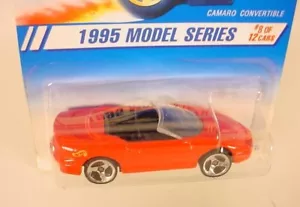 HOT WHEELS 1995 FIRST EDITIONS RED CAMARO CONVERTIBLE # 344 W/ 3SP - Picture 1 of 2