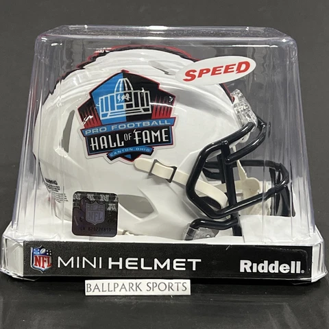 NFL Hall of Fame Riddell NFL Speed Mini Football Helmet BRAND NEW HOF Cover