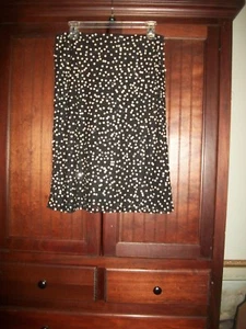 Anthropologie Poleci black a-line skirt with sequined overlay size M - Picture 1 of 6