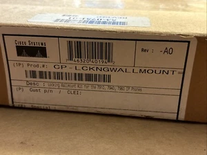 NEW Genuine Cisco CP-LCKNGWALLMOUNT= Locking Wall Mount Kit For 7910 7940 7960 - Picture 1 of 1