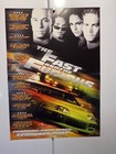 The Fast And The Furious. Original Poster/VHS Video Jacket. 16x12 Inch