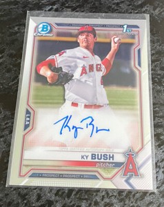 2021 Bowman Chrome Auto - Ky Bush 1st Bowman Prospect