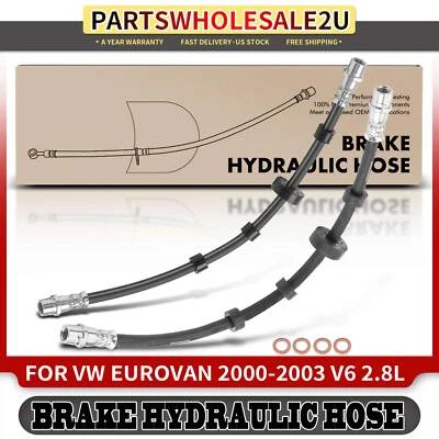 2x Manguera hidráulica de freno delantera derecha y derecha para Volkswagen Eurovan 2000-2003 V6 2,8 L Foto 1 de 4