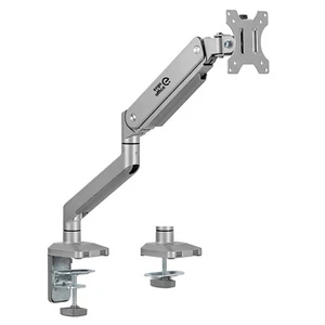 Support de Moniteur en Aluminium avec ressort à gaz, double bras Ergo Office - Photo 1/7