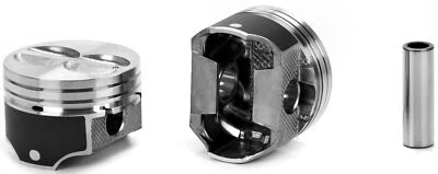 Pistones recubiertos de tapa plana para motor Chevy 350 de bloque pequeño 8 Silvolite 3437HC.030 Foto 1 de 4