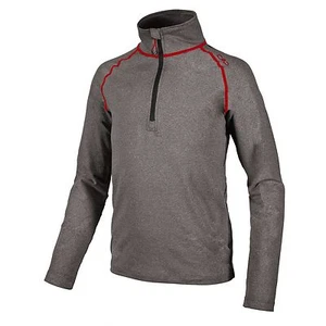 CMP Sweatshirt Functional Top Grey Collared Stretch Softech Half Zip - Picture 1 of 1
