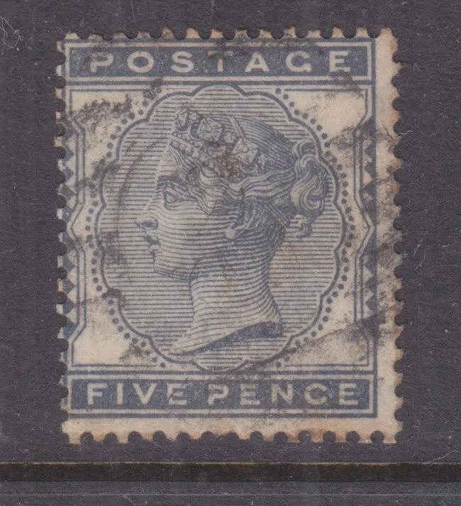 GREAT BRITAIN, 1881 5d. Indigo, used. Foto 1 de 1